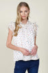 Heidi Chiffon  Top - Funfetti Print